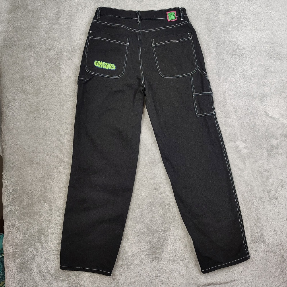 VTG Empyre Tori Carpenter Jeans Womens 10 Skater Baggy High Rise Denim Black EUC